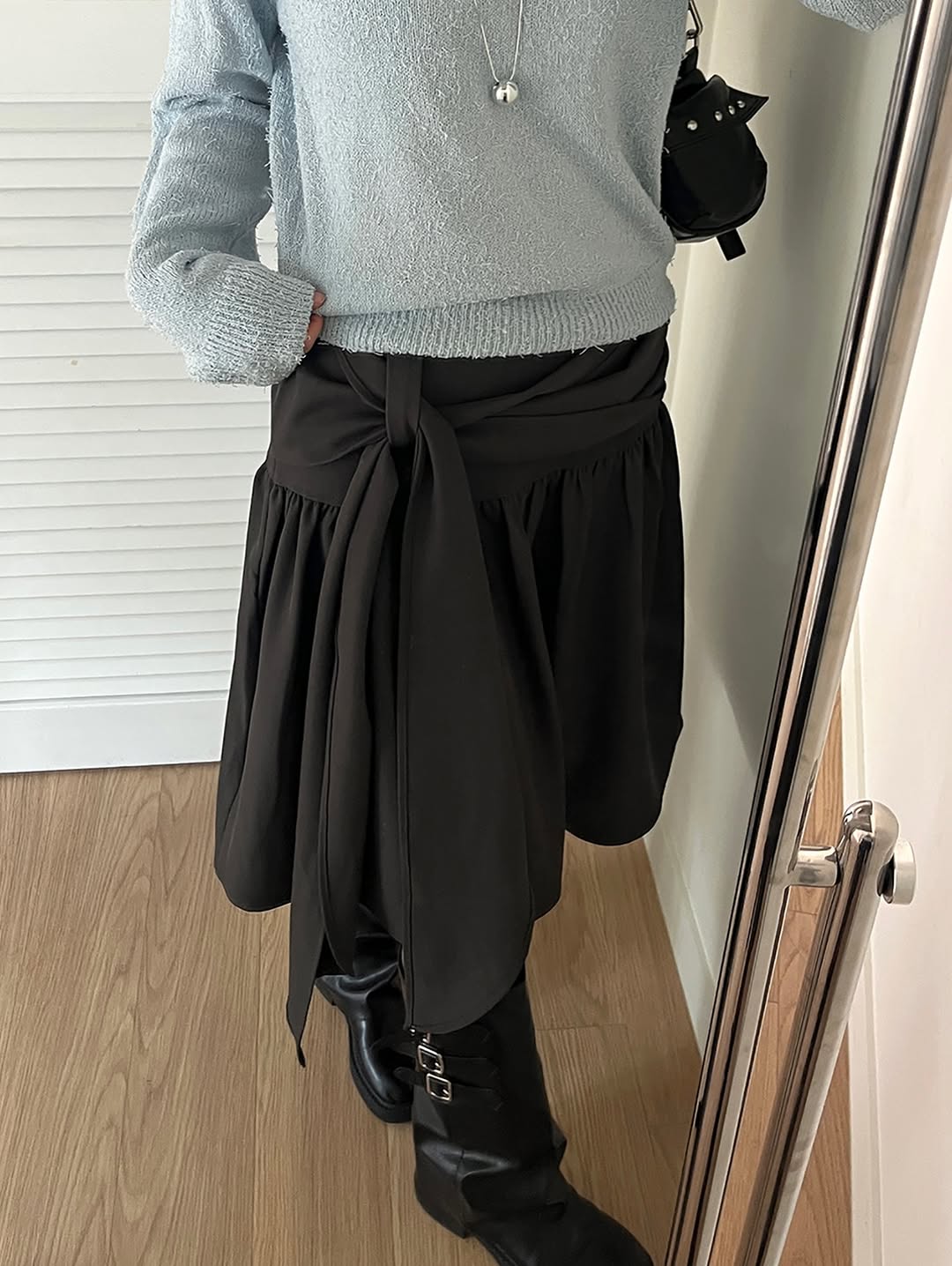 sand tie wrap skirt (pre-order)