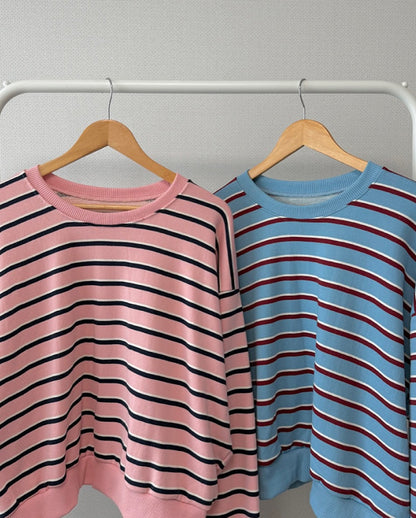 pine striped top (pre-order)