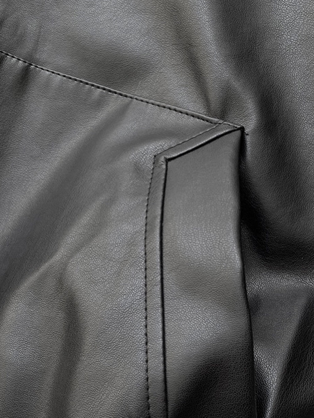 kera hoodie leather jumper (pre-order)