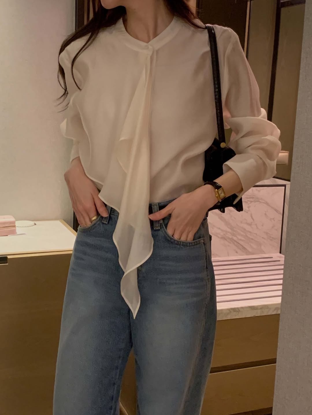 doona tie blouse (pre-order)