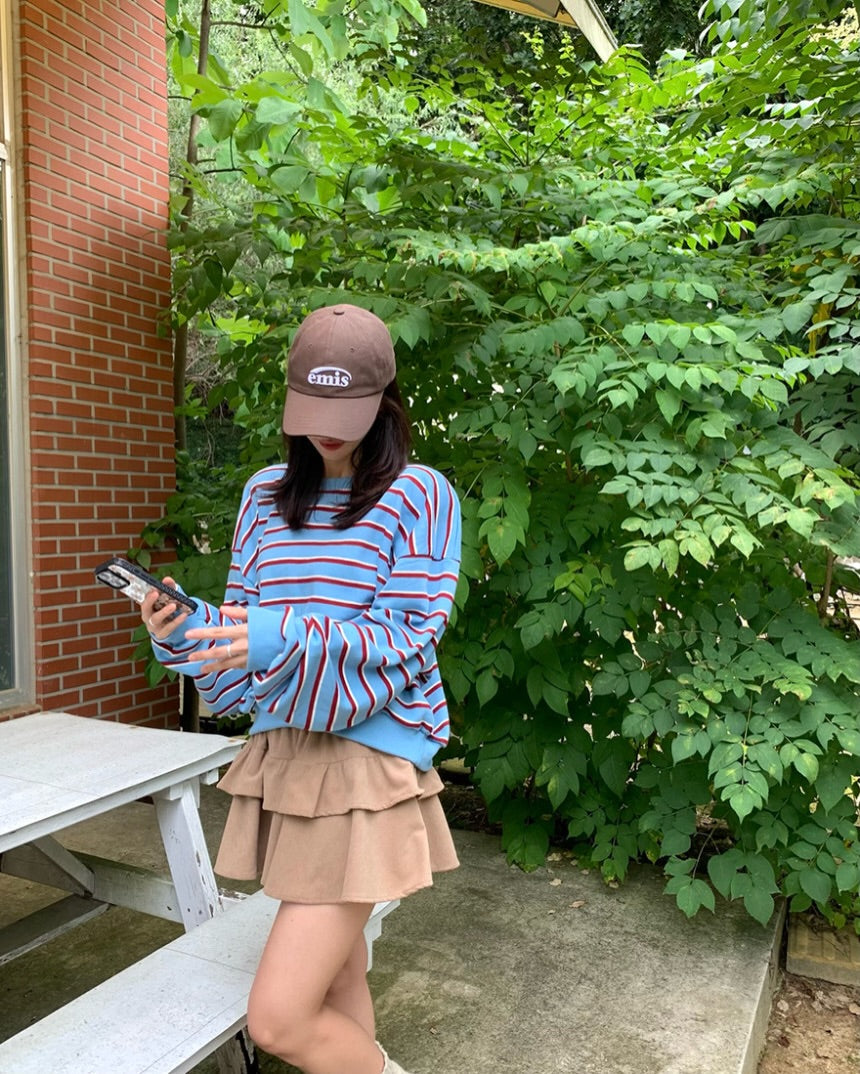 pine striped top (pre-order)