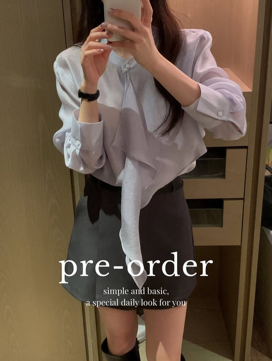 doona tie blouse (pre-order)