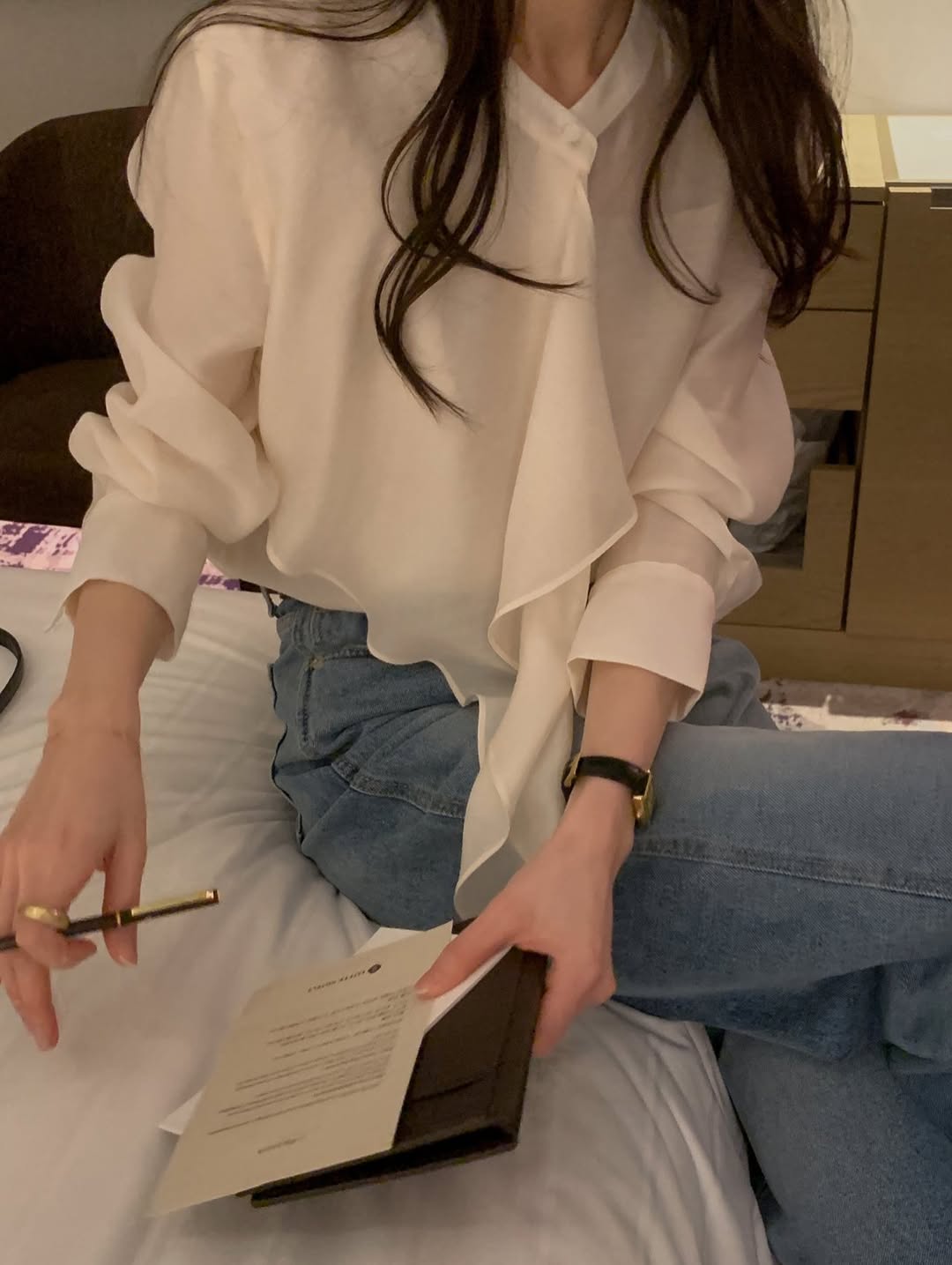 doona tie blouse (pre-order)