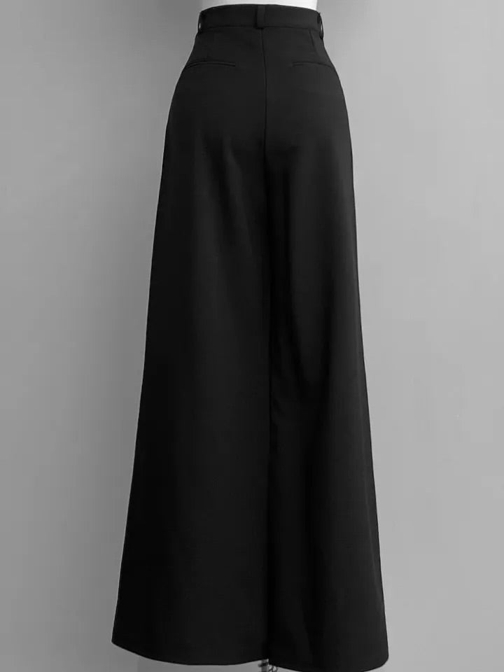 mirella boot-cut slacks