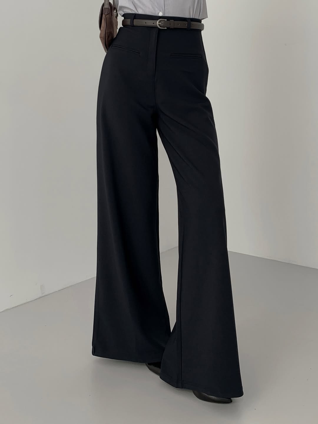 mirella boot-cut slacks