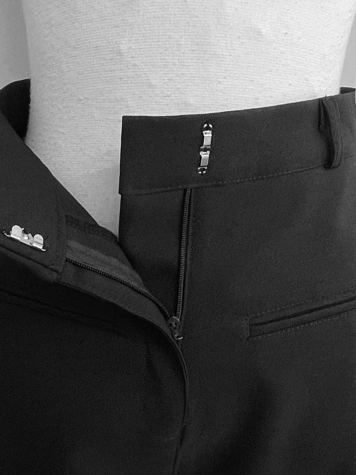 mirella boot-cut slacks