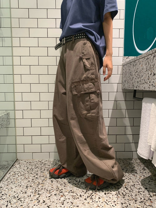 tape barrel pants
