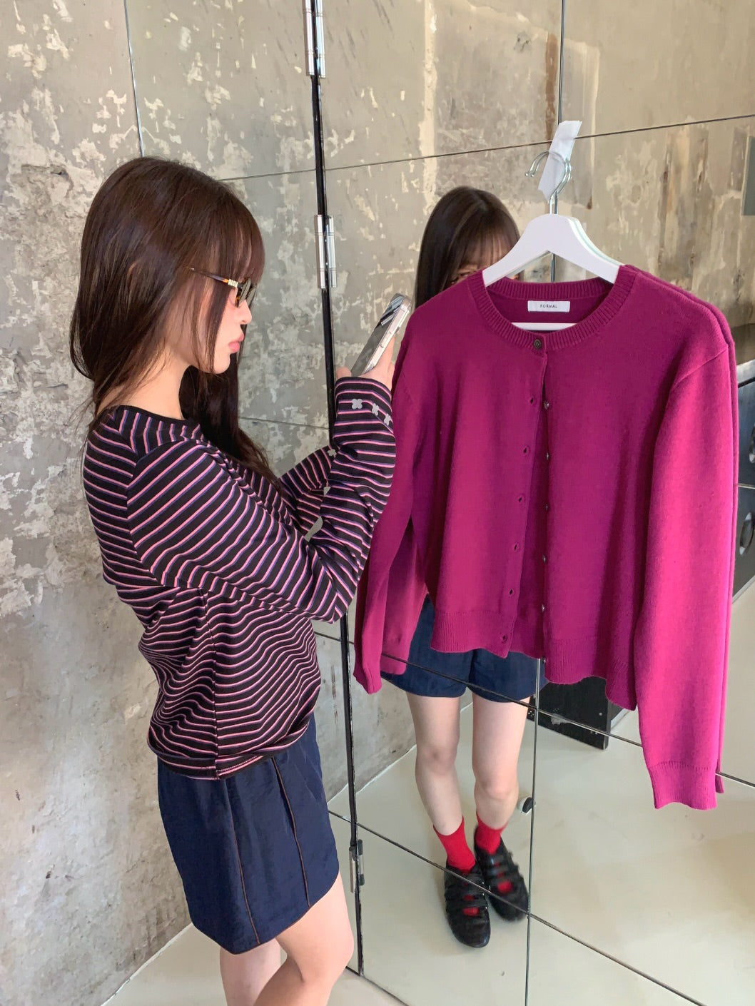 aveline wool cardigan