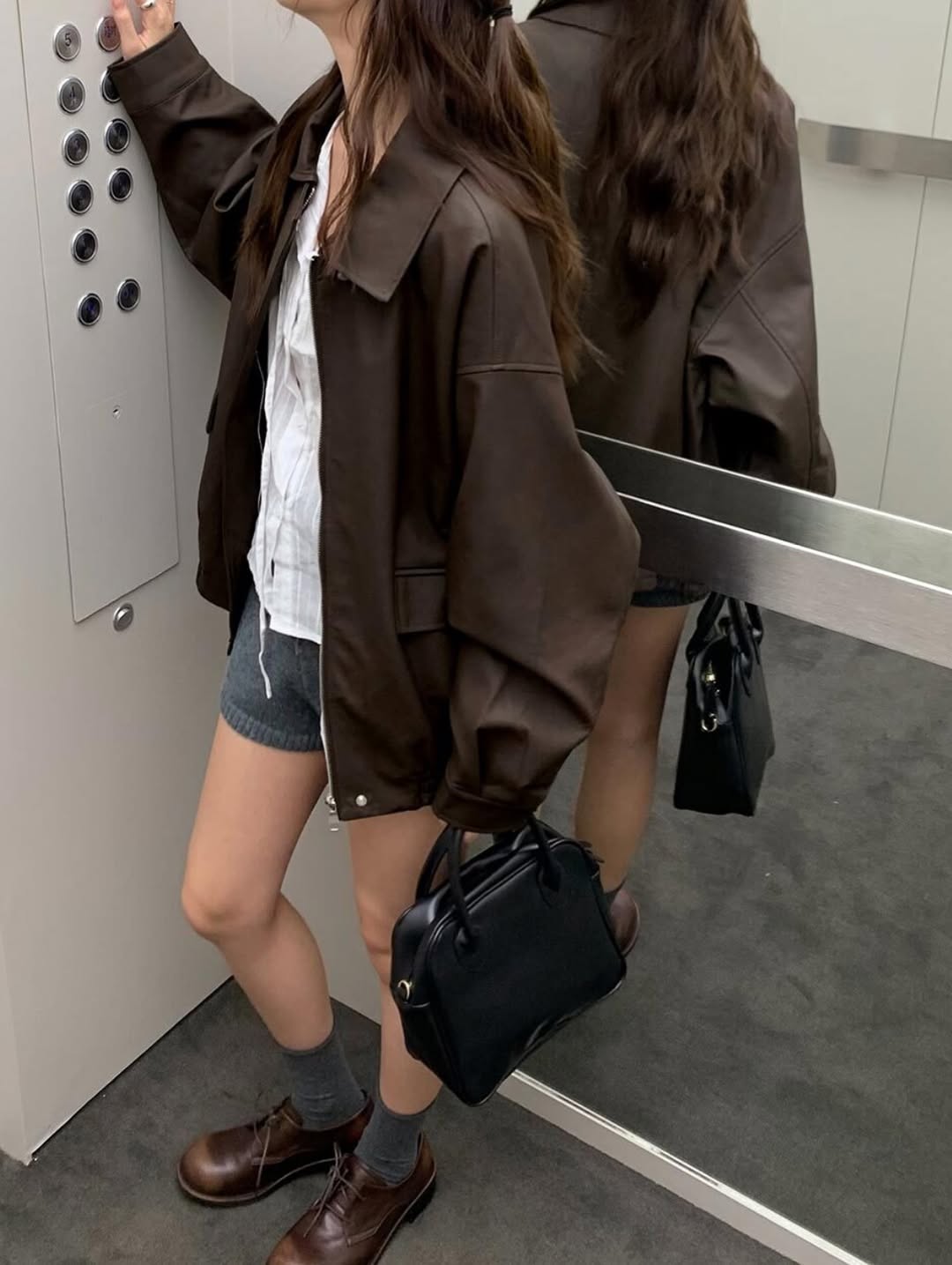 gio matt leather jacket