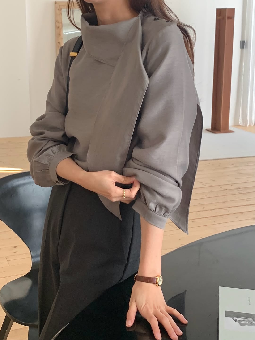 oeuvr tie blouse