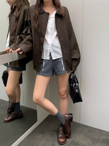 gio matt leather jacket