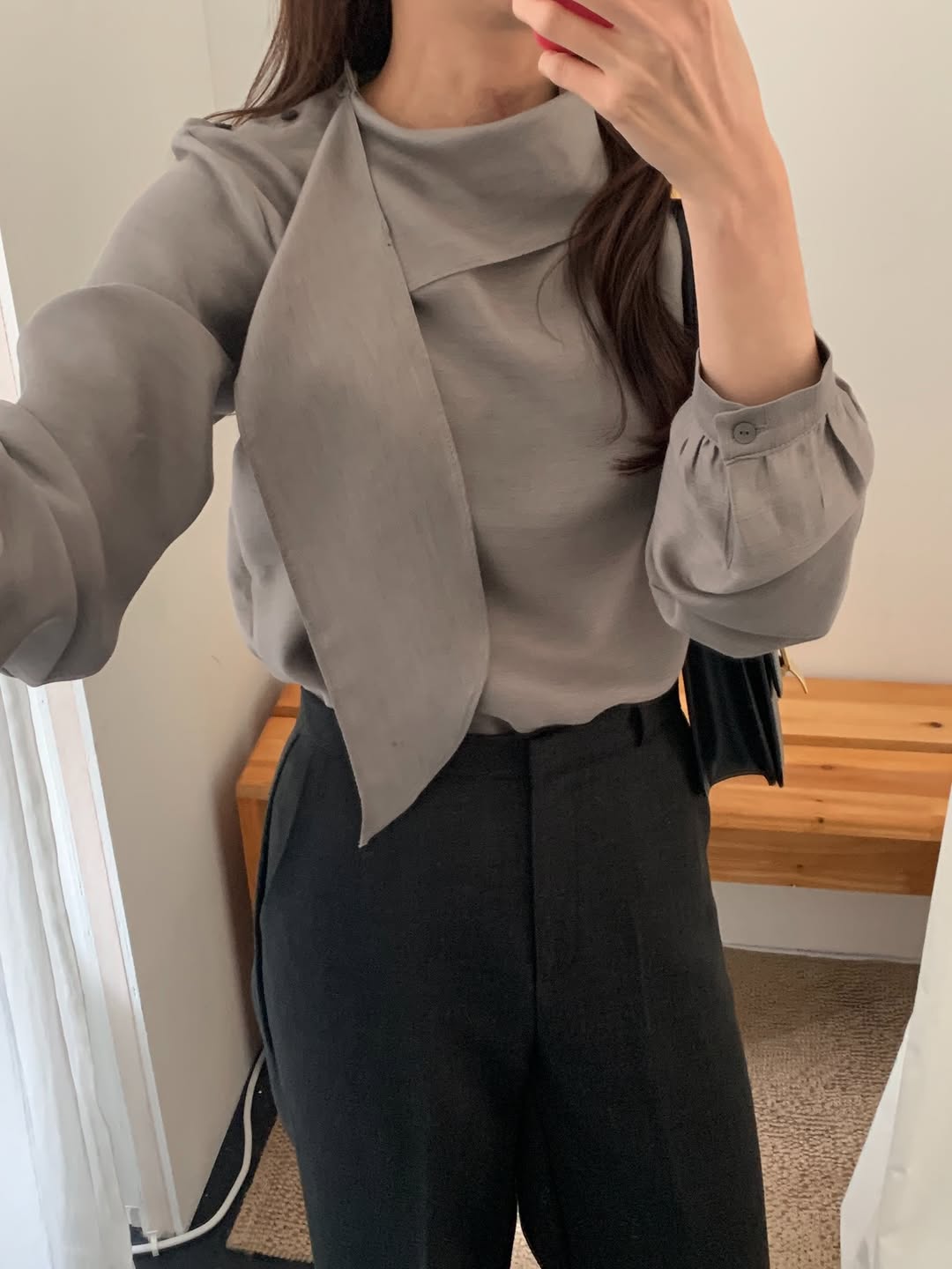 oeuvr tie blouse