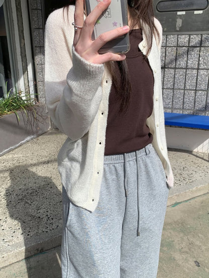 butter hairy cardigan