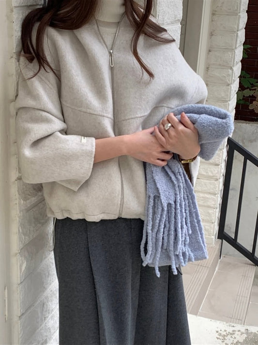 meg string wool coat