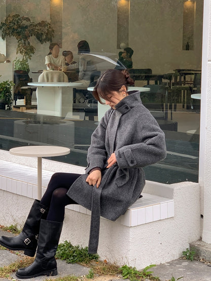 reina handmade half coat