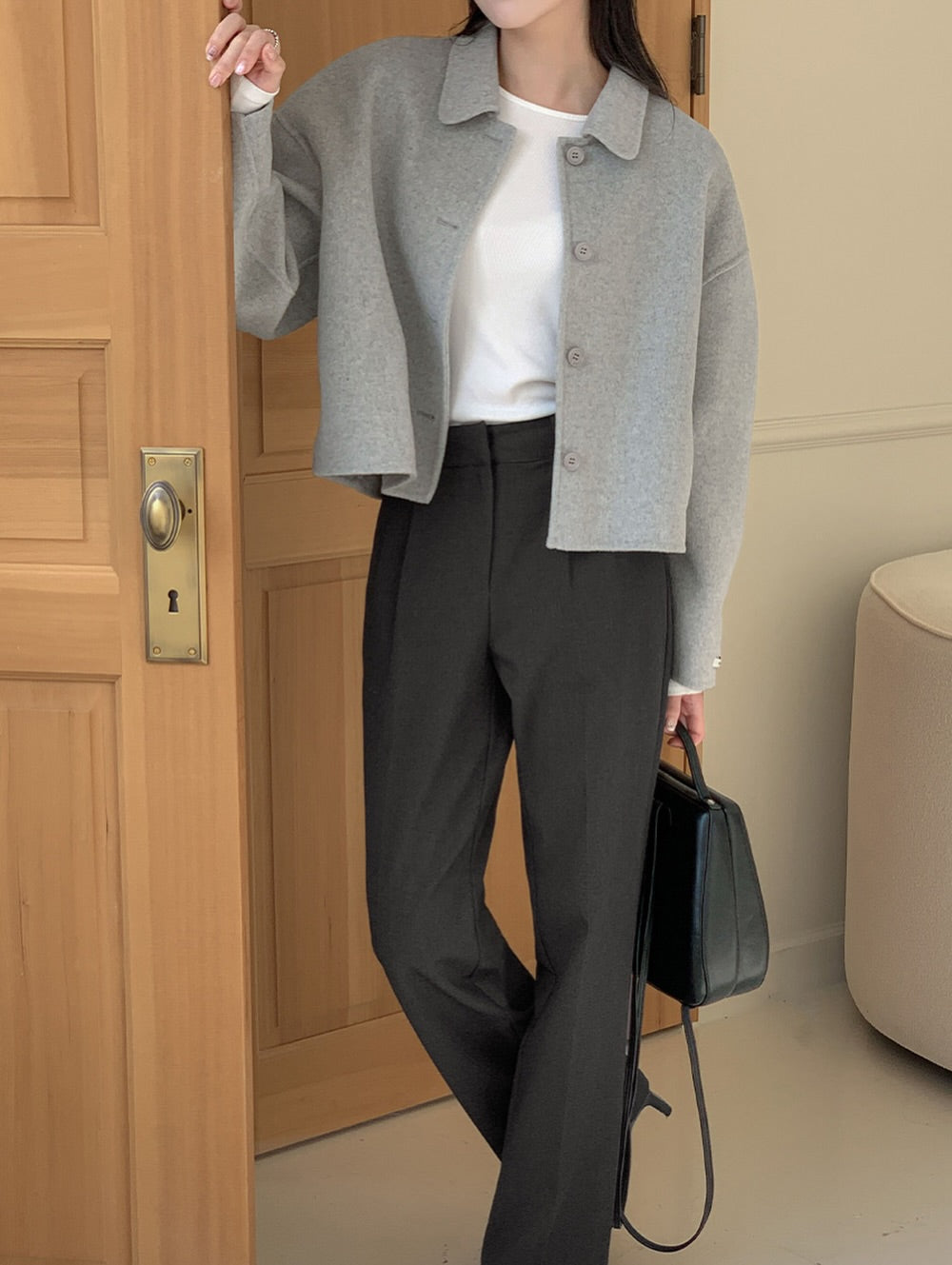lure handmade short coat