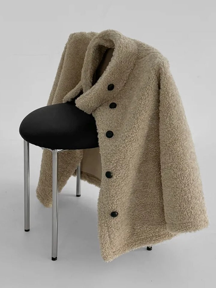 pile boucle half jacket