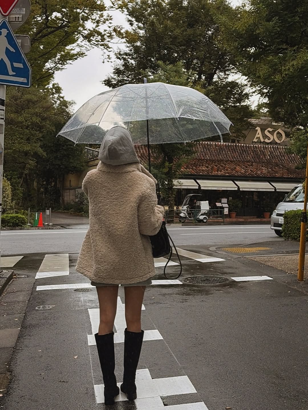 pile boucle half jacket