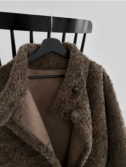 pile boucle half jacket