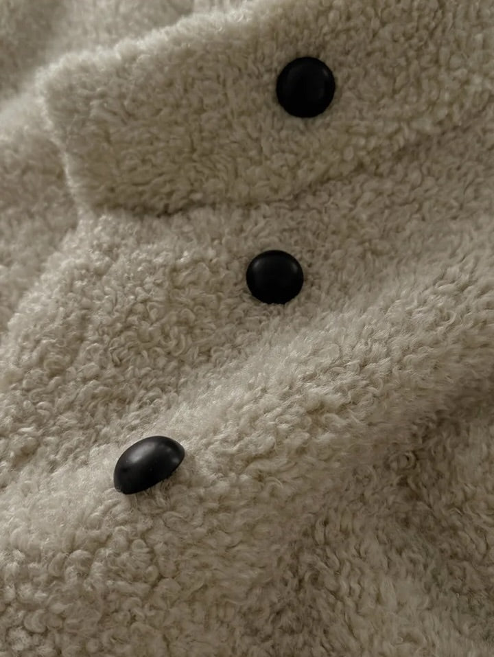 pile boucle half jacket