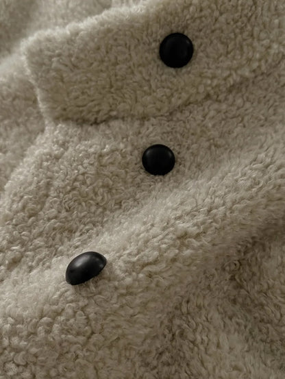 pile boucle half jacket