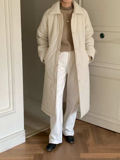 trench puffer coat