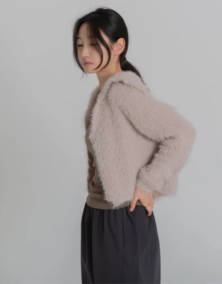 sera crop cardigan