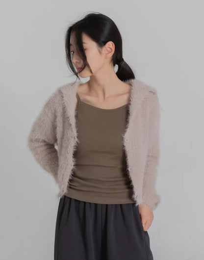 sera crop cardigan