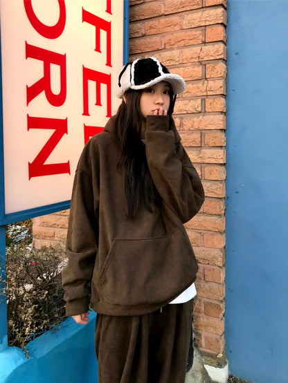 serin oversized fleece set (2pcs)