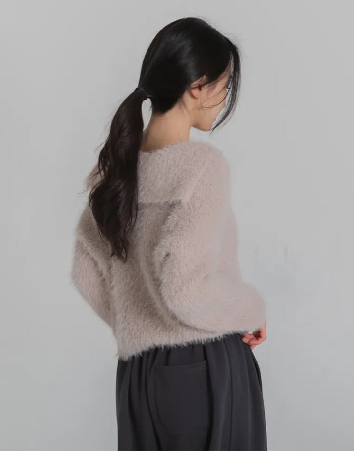 sera crop cardigan