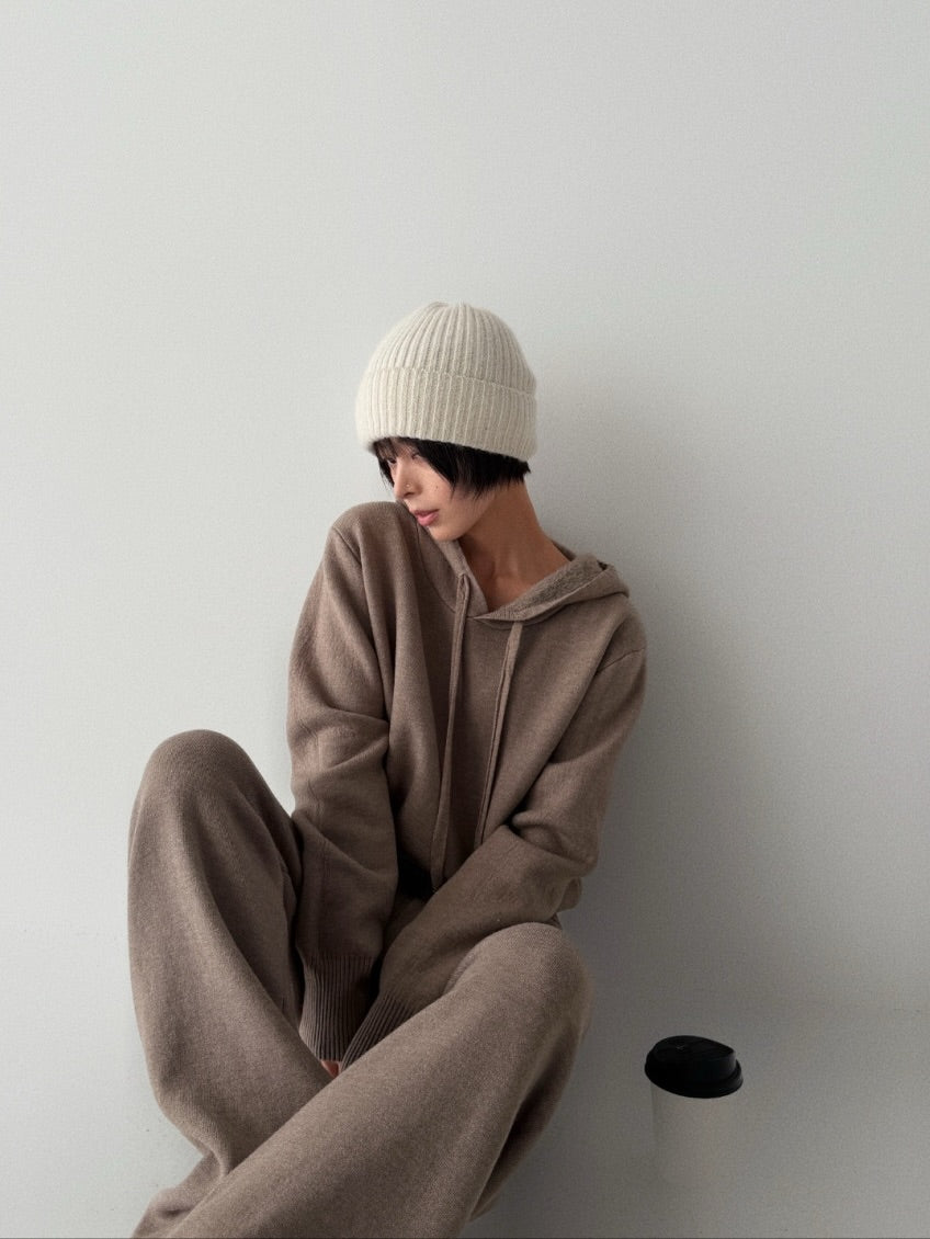 lina fur knit set