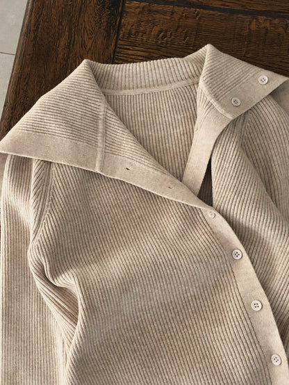 line button knit