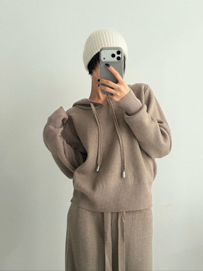 lina fur knit set