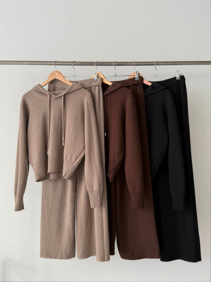 lina fur knit set