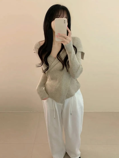 line button knit