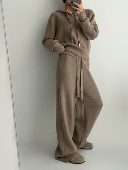 lina fur knit set