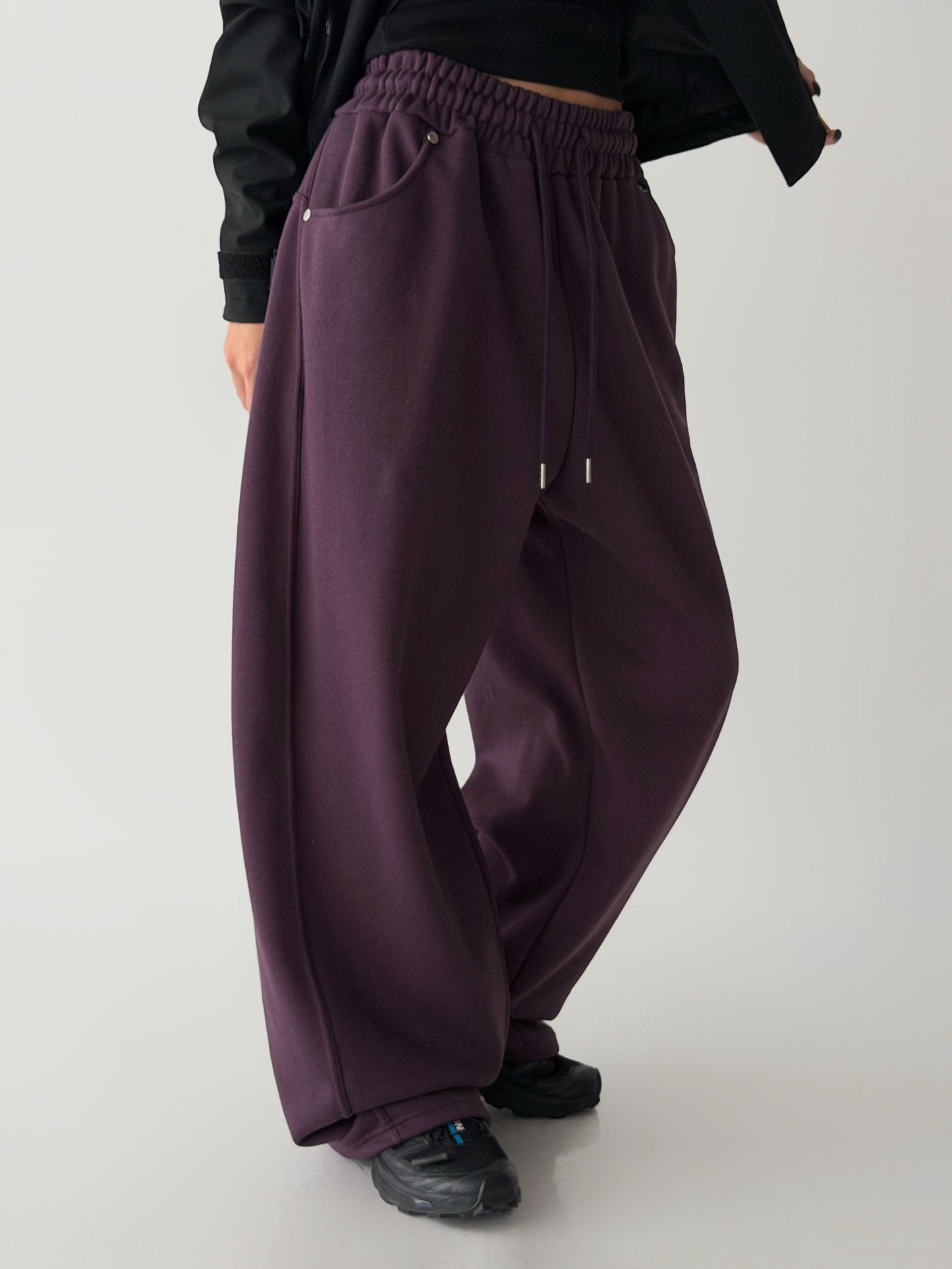 rivel fleece barrel pants