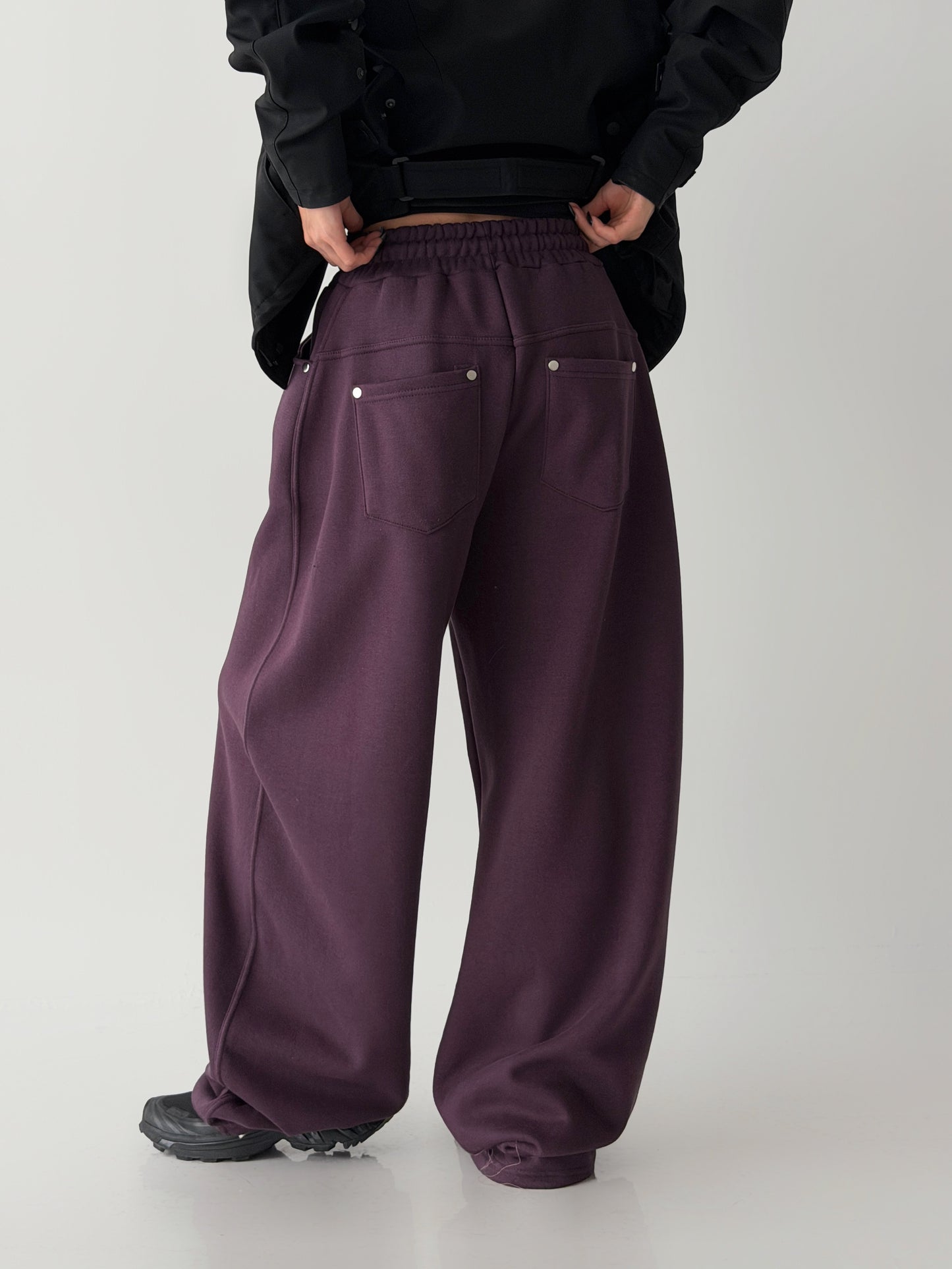 rivel fleece barrel pants
