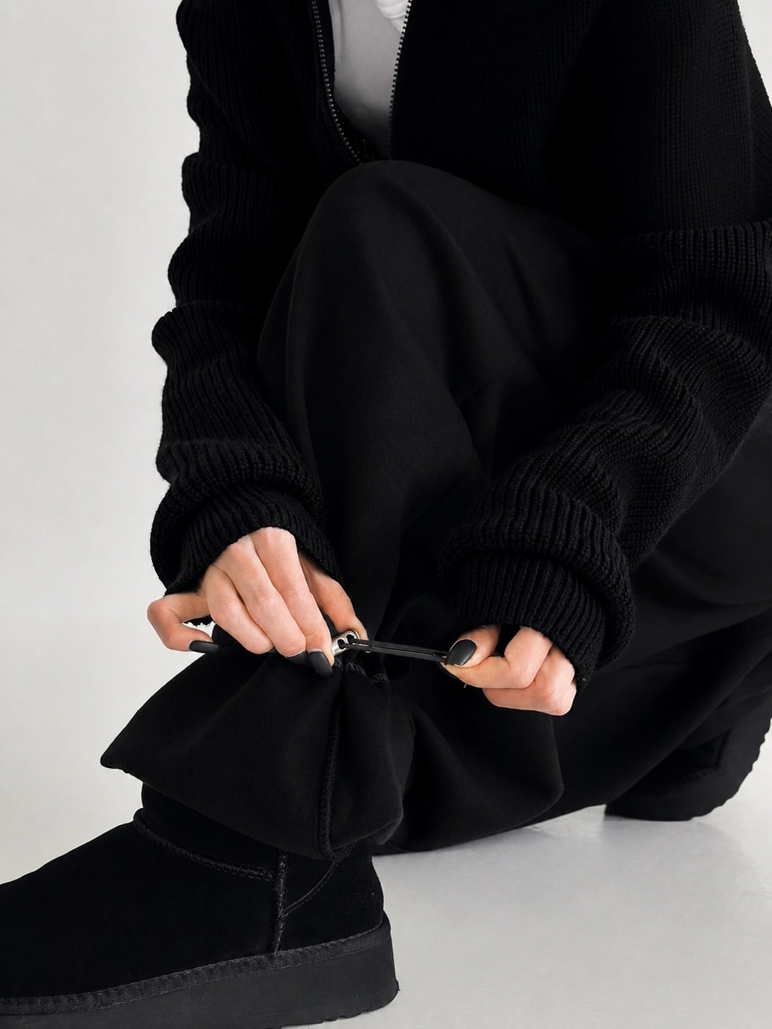 maris fleece string pants