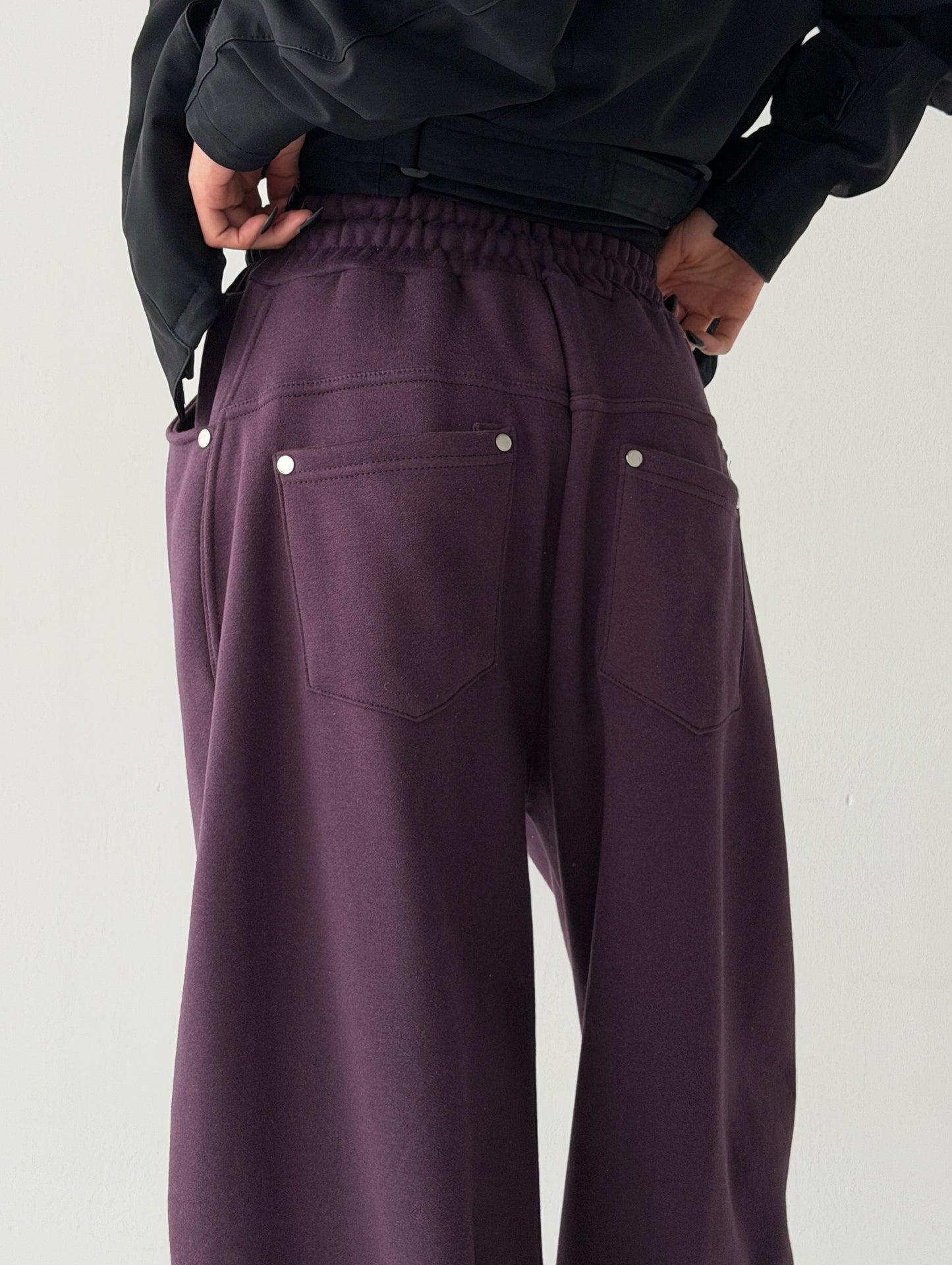 rivel fleece barrel pants