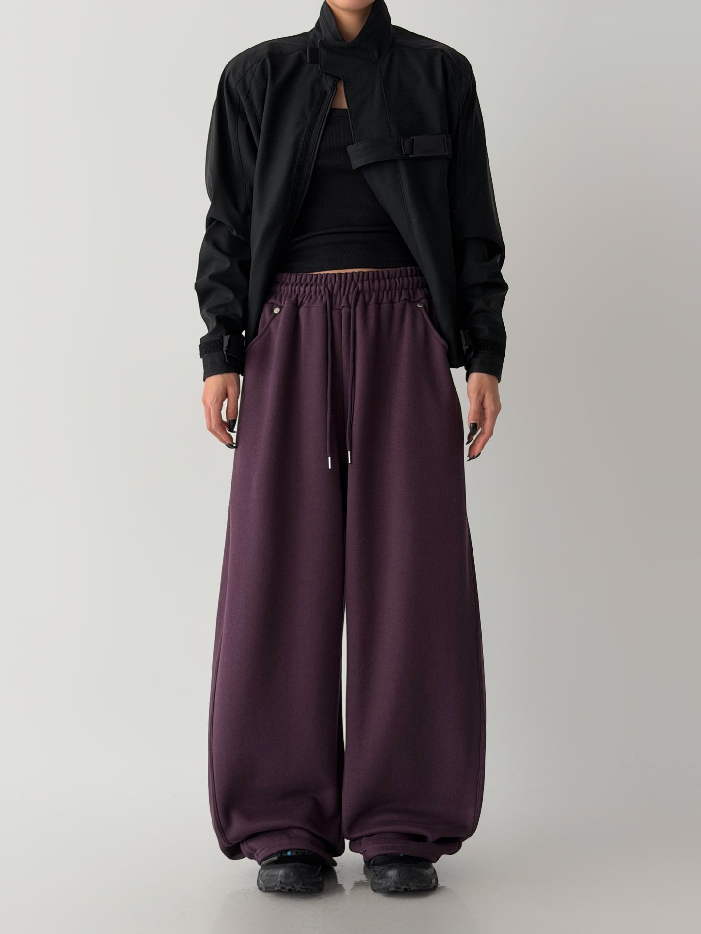 rivel fleece barrel pants