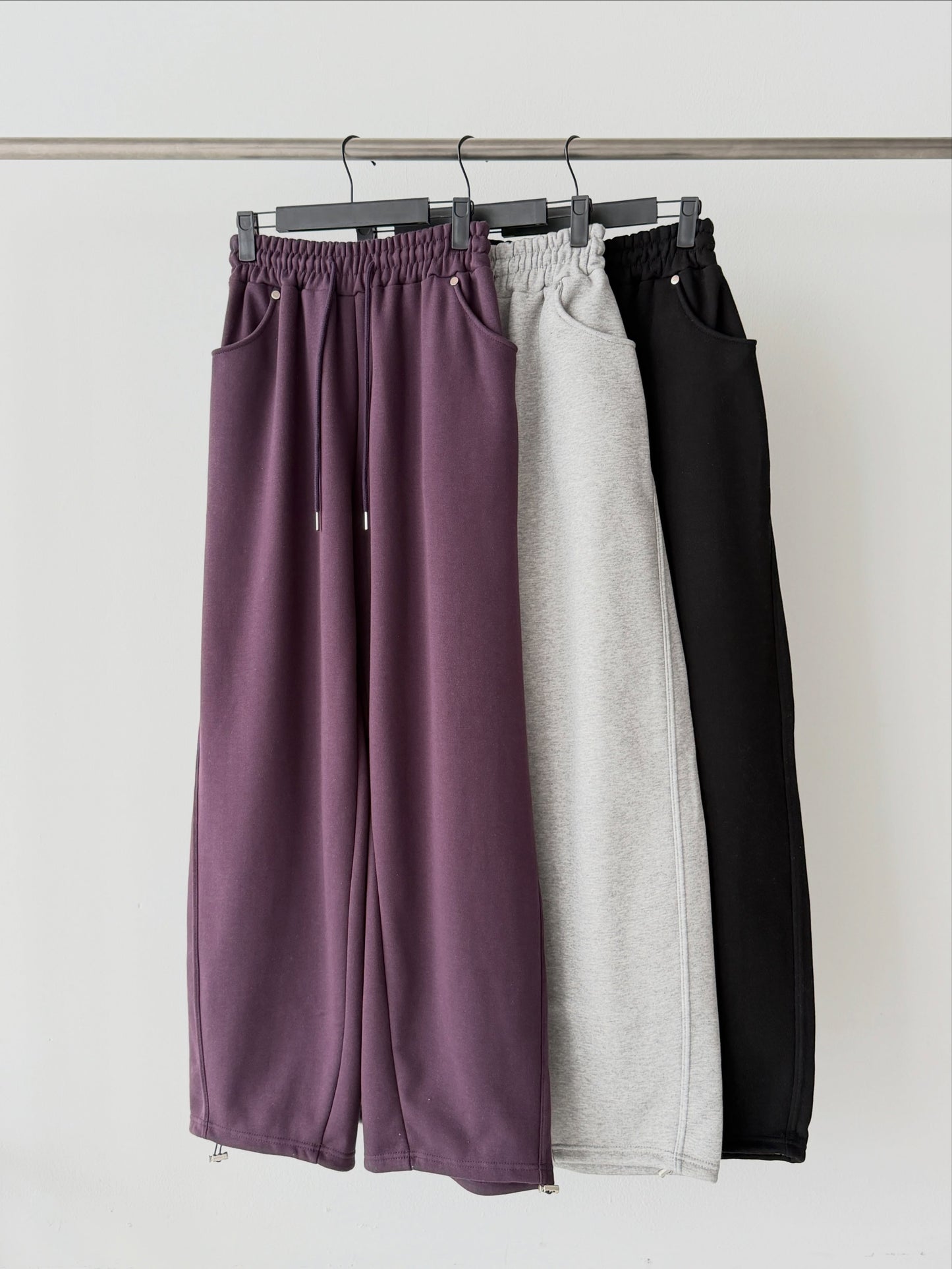 rivel fleece barrel pants