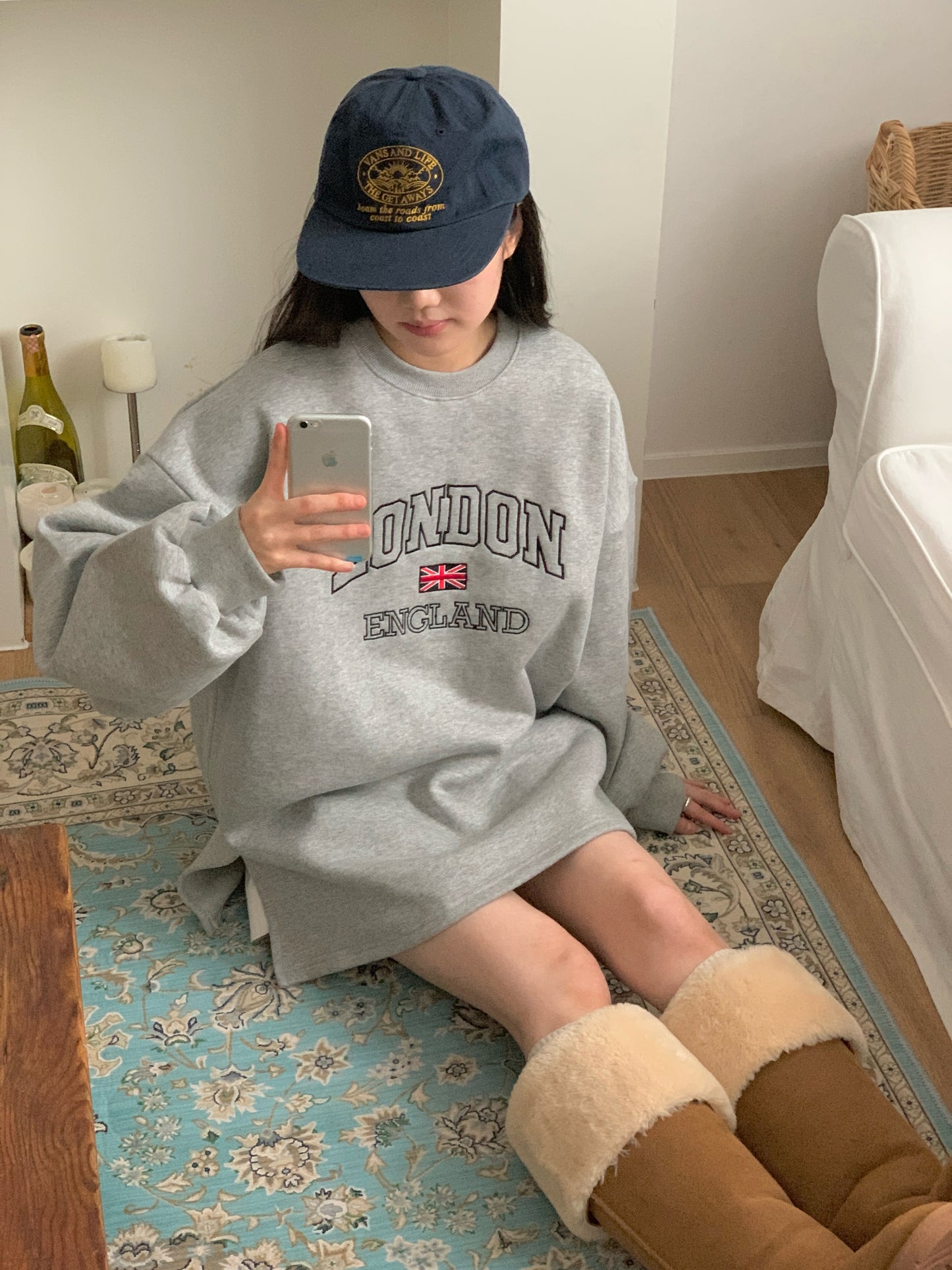 london fleece top