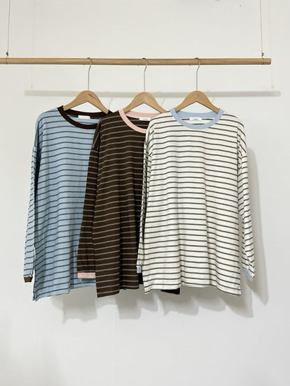 cloud striped tee (pre-order)