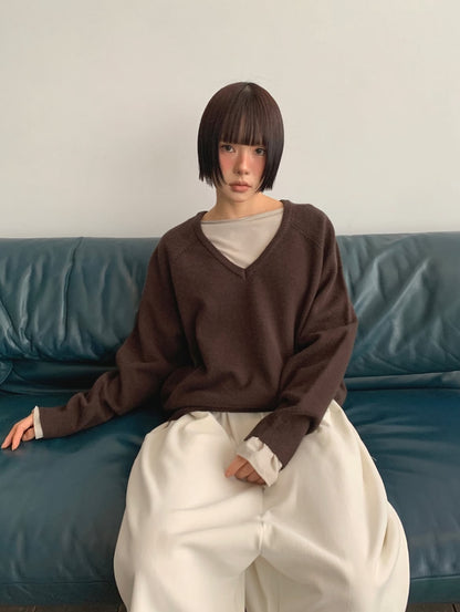 reina v-neck knit (pre-order)