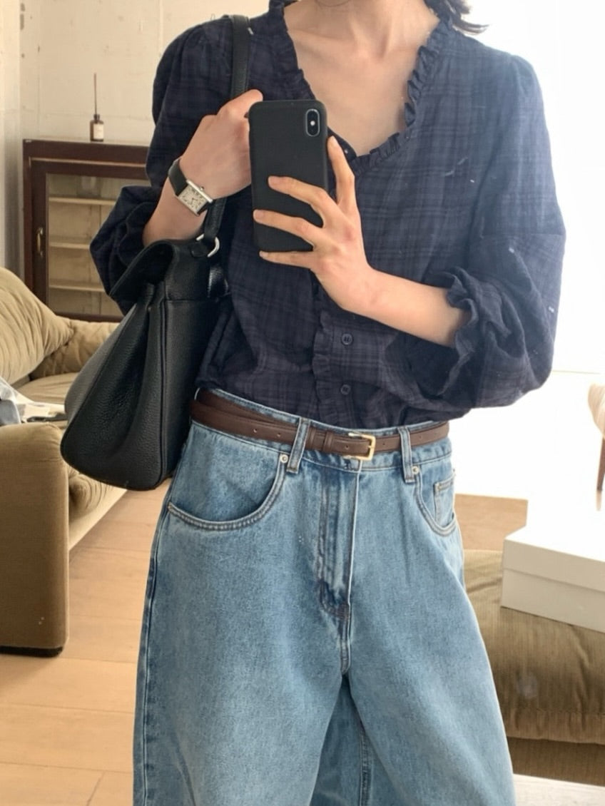 tulia frill blouse (pre-order)