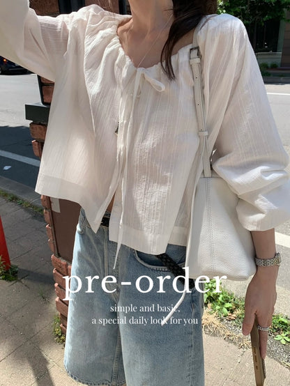 milky blouse (pre-order)