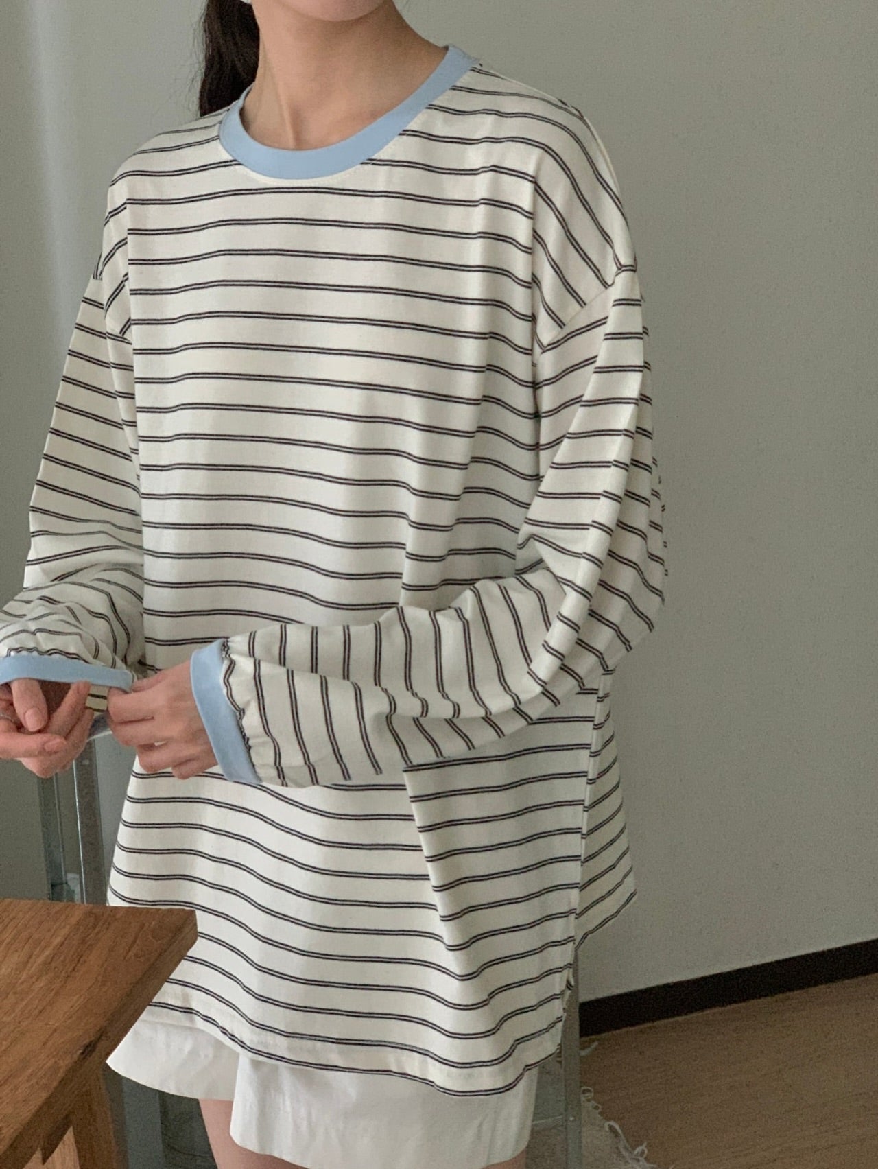 cloud striped tee (pre-order)