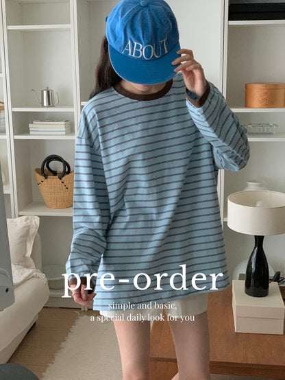 cloud striped tee (pre-order)