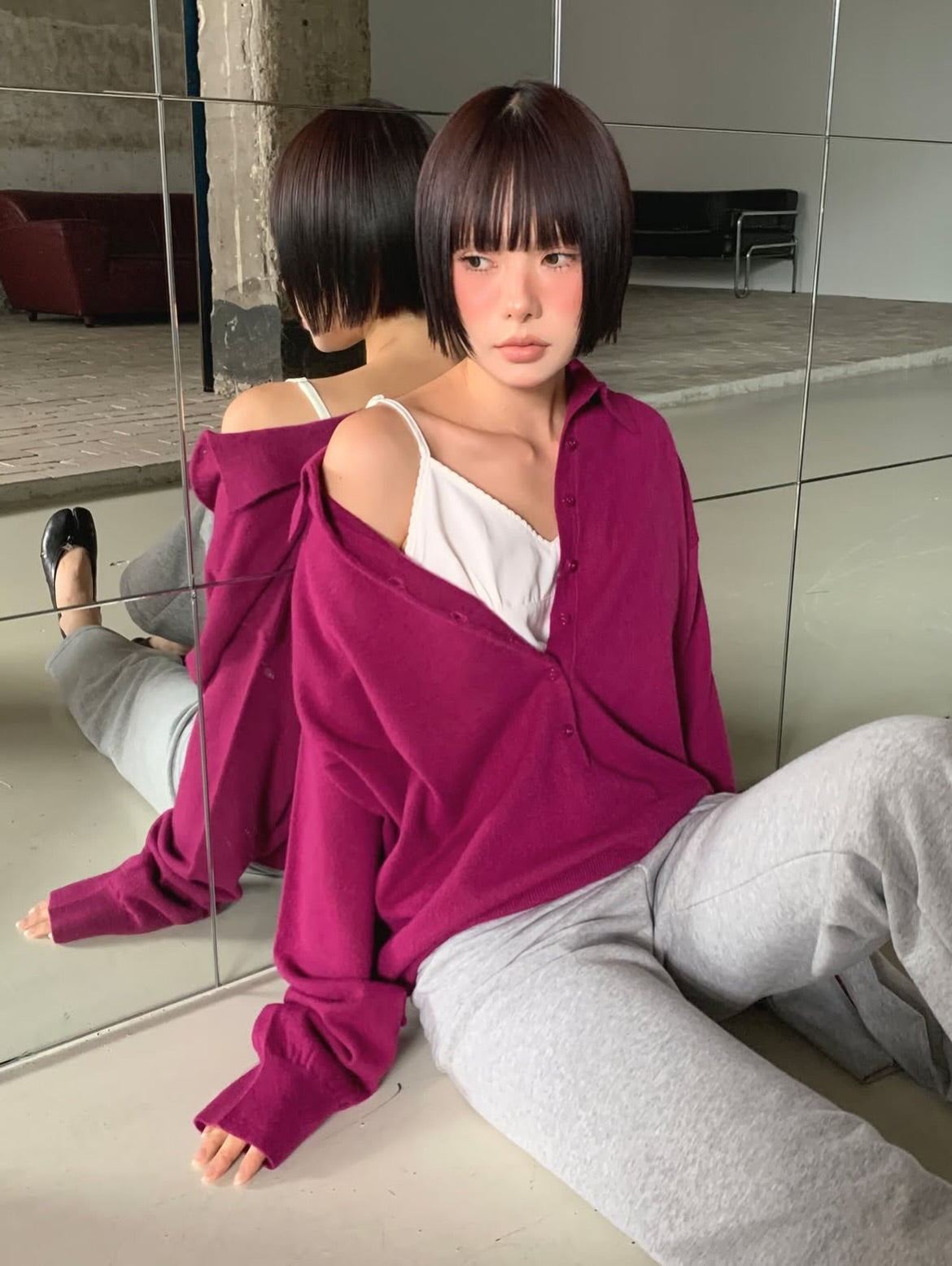 benette button knit (pre-order)